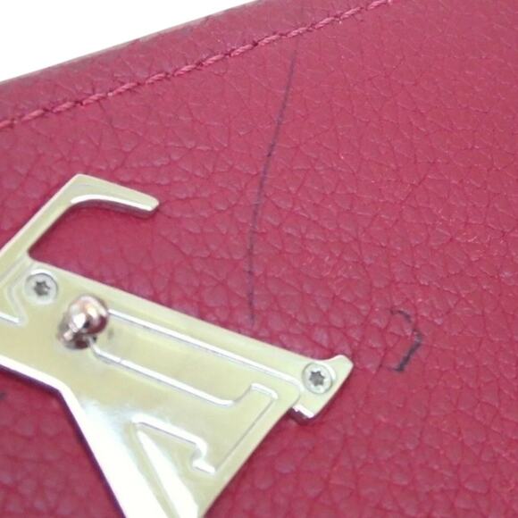 Authentic LV Louis Vuitton Two Tone My Lock Me Red x Pink Leather Long Wallet - Picture 9 of 12